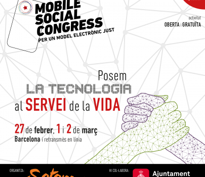 Torna el Mobile Social Congress, l’alternativa crítica al Mobile World Congress