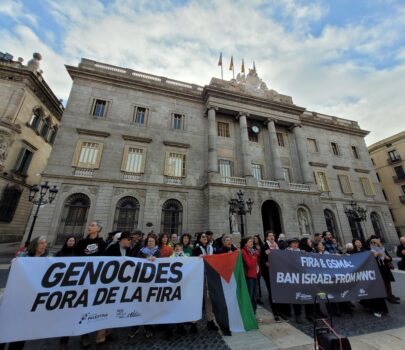 El Mobile Social Congress denuncia la complicidad de la Fira de Barcelona y del Mobile World Congress con el genocidio en Palestina